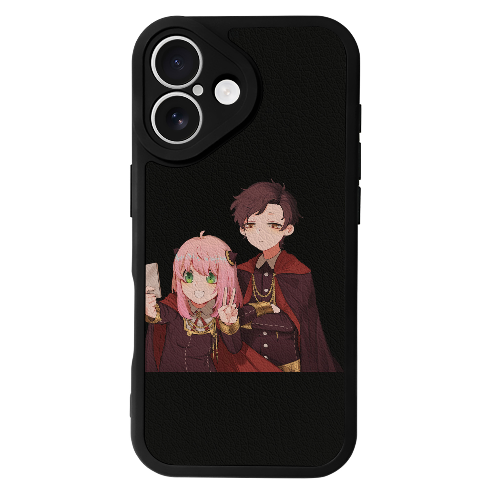 （画像用） SPY×FAMILY间谍家家酒 【iPhone 16シリーズ対応】シリコンスマホケース（レザー調） 材質：シリコン